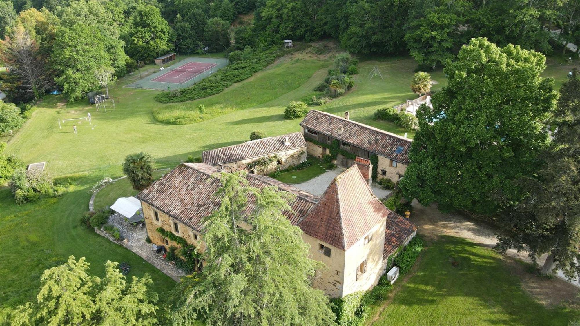 Domaine De Cournet Haut, A 17Th Century Property Set On A Calm, Idyllic Domain With Pool, Tennis, Bikes And More Les Vauries Exterior foto