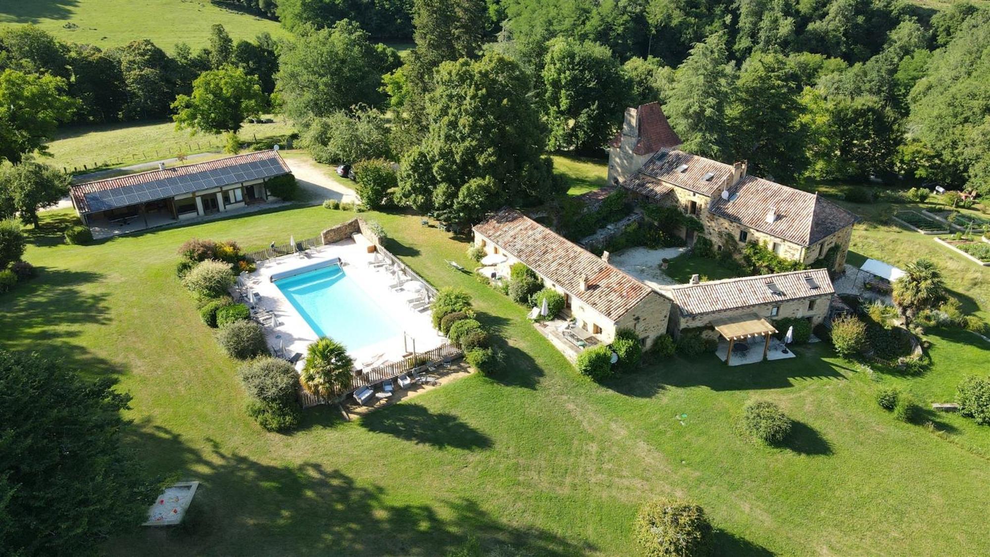 Domaine De Cournet Haut, A 17Th Century Property Set On A Calm, Idyllic Domain With Pool, Tennis, Bikes And More Les Vauries Exterior foto