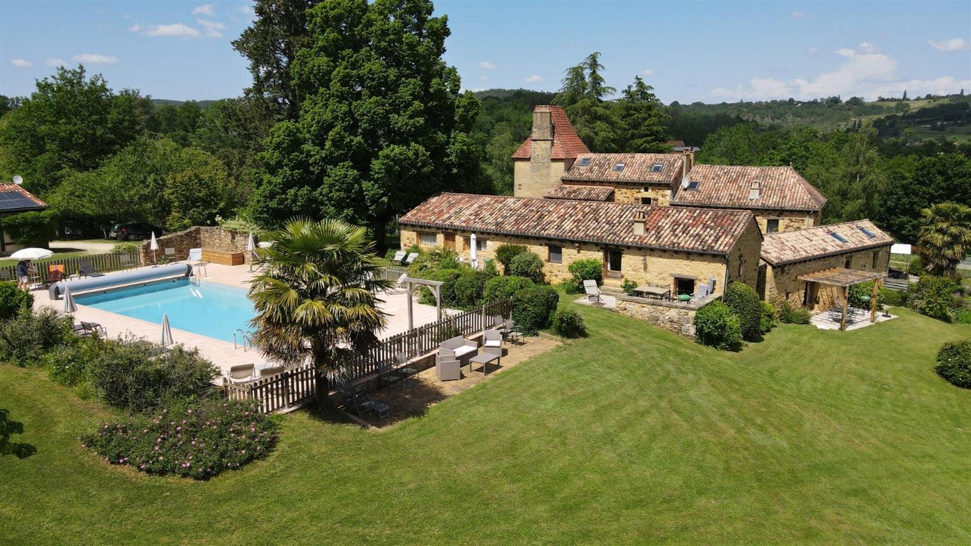Domaine De Cournet Haut, A 17Th Century Property Set On A Calm, Idyllic Domain With Pool, Tennis, Bikes And More Les Vauries Exterior foto